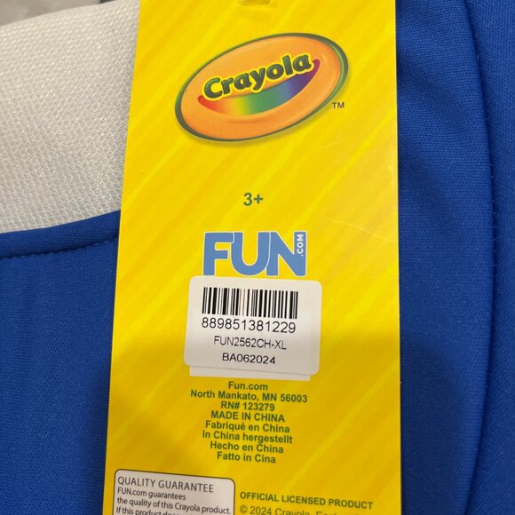 Crayola Crayon Costume - Blue - Picture 3 of 3